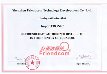 Certificado de Distribuidor de LonBon