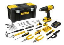 Kit Taladro Percutor con 119 pcs de Herramientas y Accesorios STANLEY SCD711C1H-B3
